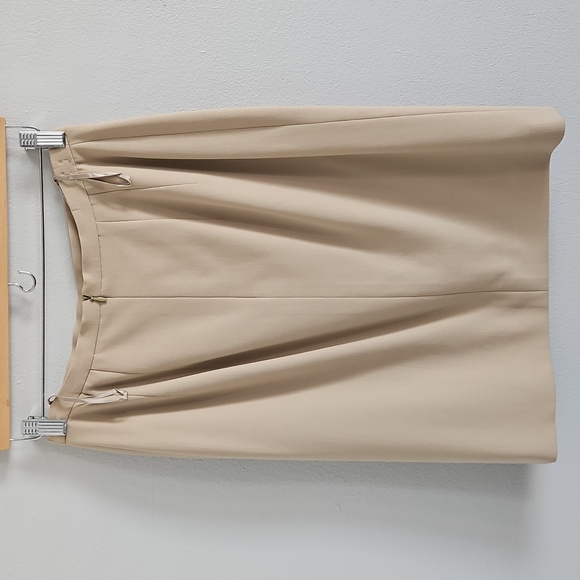 Vintage Jil Sander Tan Pencil Skirt Size 40 - Picture 4 of 10